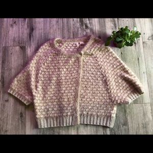Moth Anthropologie short sleeve pancho sweater